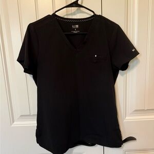 Koi Women's Classic Black Short Sleeve Top